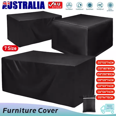 AU Waterproof Outdoor Furniture Cover Garden Patio Rain UV Table Protector Chair • $14.59