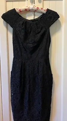 $15 • Buy PORTMANS Sz 6 Black Lace Cocktail Party Dress