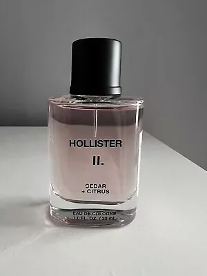 Men’s Hollister II / 2 Cedar & Citrus Eau De Cologne 30ml Fragrance New • £14.50