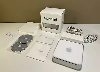 Apple Mac Mini A1283 2009 - 2.53GHz C2D / 4GB / 80GB SSD W/ Original Box + Discs • $199.99