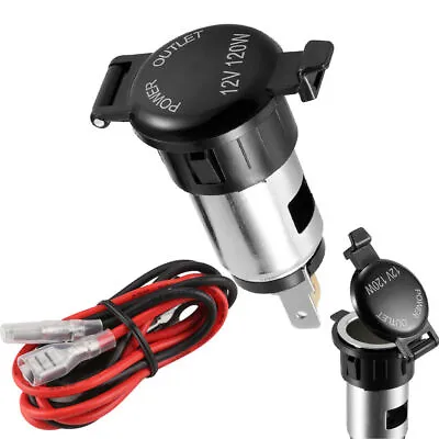 £4.79 • Buy Waterproof USB 12V Car Cigarette Lighter Socket Charger Power Adapter Cable Fuse