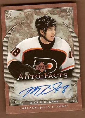 Mike Richards 2007-08 Artifacts Auto Facts Auto Flyers • $19.99