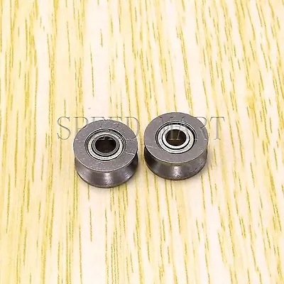 $1.92 • Buy 2pcs V624ZZ 624VV V Groove Guide Pulley Rail Ball Bearings Metal (4mm*13mm*6mm)