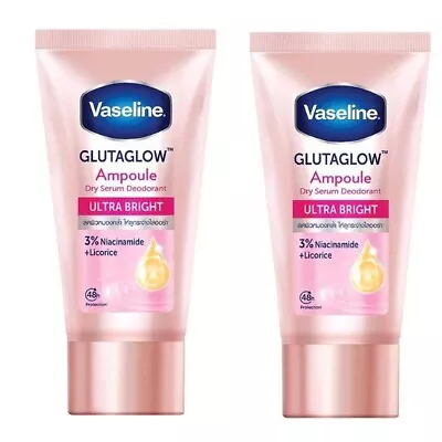 Vaseline Dry Serum Deodorant Ultra Bright Renew Gluta Glow Deo Ampoule 2 X 30ml • £21.44