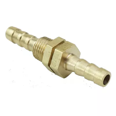  6mm(1/4”) Hose ID Brass Bulkhead Barb Mender Splicer Fitting • $6.99