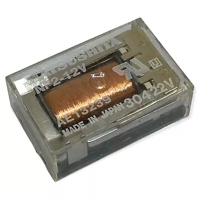 NF2-12V Matsushita Relay DPDT PCB Mount 12V • $16.70