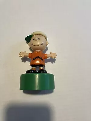 RARE ORIGINAL Vintage 1958 Ideal Peanuts Charlie Brown Push Puppet   • $9