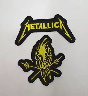 Metallica Patches Iron/Sew On Scary Guy Embroidered Patch Megadeth Slayer Patch • $12.01
