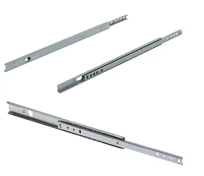 17mm & 27mm Groove Ball Bearing Drawer Runners (Pairs) - IKEA / MFI Style  • £4.20