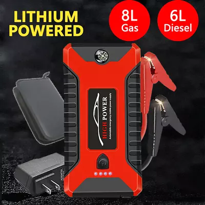 Portable 12 Volt Car Jump Starter Battery Power Bank Heavy Duty Booster AU • $47.95