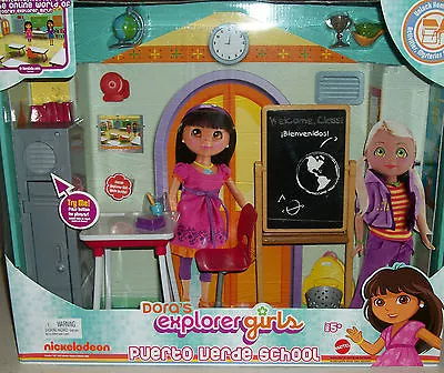 Dora The Explorer Puerto Verde School Nickelodeon Doll Play Set Xmas Toys Gift • $45