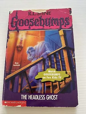 Goosebumps Book R. L. Stine 1995 # 37 The Headless Ghost • $8