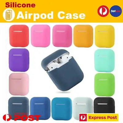 $3.44 • Buy Apple Airpods 1 2 Shockproof Silicon Gel Case Cover Wireless Charging Airpod SKi
