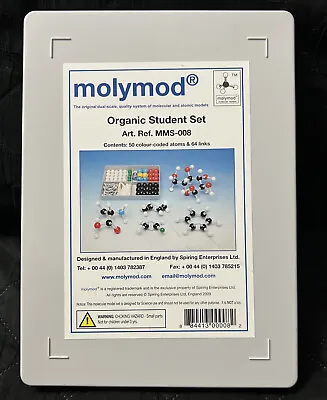 $10 • Buy Molymod Organic Student Set MMS-008 Molecular & Atomic Modeling Kit Chemistry