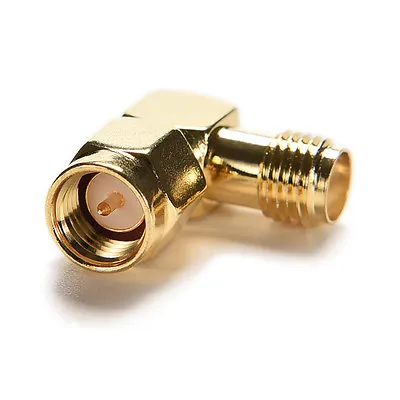 £2.58 • Buy SMA Male To SMA Female Jack RF Adapter Connector Plug 90 Degree Right Angle DS