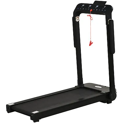 £296.99 • Buy HOMCOM 1.85HP Foldable Electric Treadmill Fitness Safety Lock LED Screen Black