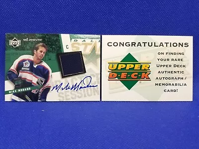 2000-01 Ud Reserve Practice Session Jersey Auto #smm Mike Modano Dallas Aa624 • $2.25