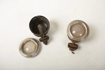 Pair Antique Automobile Running Lights (E3R-3) Buick (JSF6) Glass Vintage 1926 • $191.25