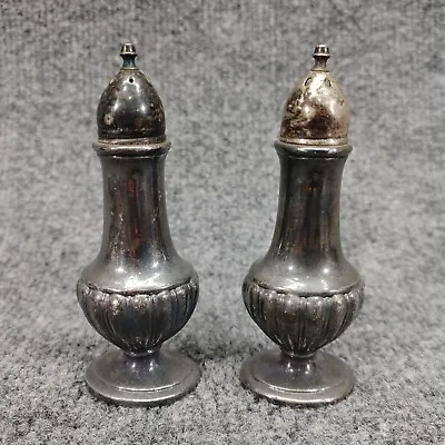 Vintage W.B. Mfg Co. (Weidlich Bros) Silver Plate Salt & Pepper Shaker • $8.99