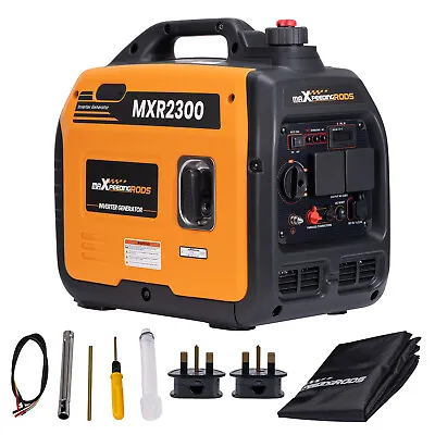 2300W Inverter Generator  Petrol Silent Generator Parallel Camping Caravan RV • £389