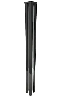 £54.99 • Buy Slotted Concrete Corner Post Extender Black Free Delivery Up To 7 Feet