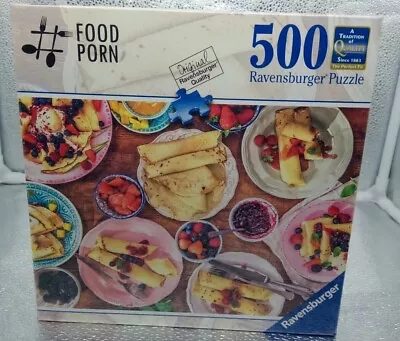 NEW Sealed Ravensburger Food Porn  Breakfast Of Champions  500 Piece Pc Puzzle • $1.85