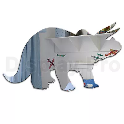 Dinosaur Triceratops Acrylic Mirror Kids Bedroom Children Wall Decor • £7.69