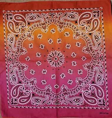 $5.99 • Buy Multi Color Tie Dye Bandana 22'X22' Cotton Scarf Head Face Mask Neck Cover 