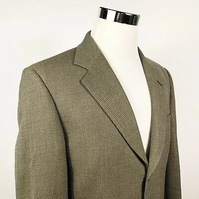 Example X Missoni Mens 40R Sport Coat Gold Knit Wool Three Button Made In Italy • $13.19