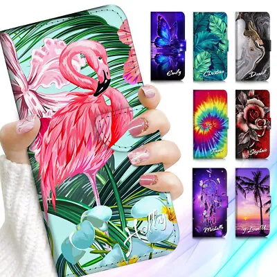 $13.99 • Buy Personalised Name Wallet Case Cover For Oppo A54 A16s A76 A17 A53 A57 A78