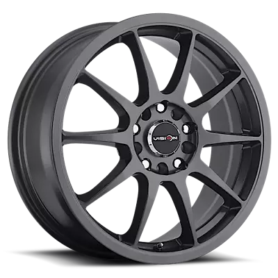 16X7 Vision Street 425 Bane 5x100 5x114.3 Gunmetal Wheel Rim (QTY 4) • $611