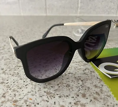 Quay Australia Sunglasses Oversized Black Coffee Run • £65
