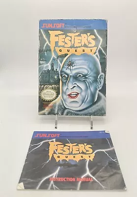 Festers Quest Nintendo NES Box And Manual Only! ~ No Game • $24.99