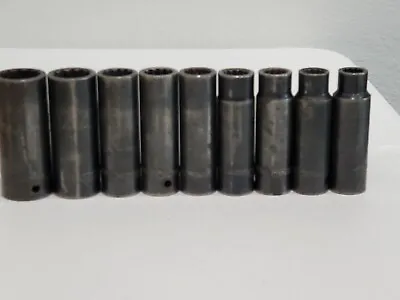 Matco 9 Pc Impact Swivel Socket Set 3/8” Drive Mm • $199