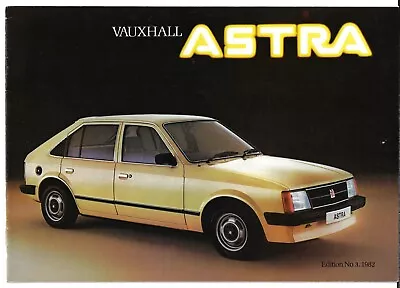 Vauxhall Astra Mk1 1981-82 UK Market Sales Brochure E L GL Saloon Hatch Estate • $14.80