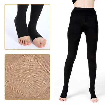 20-30 MmHg Compression Tights Support Stockings Medical Varicose Veins Women Men • £31.90