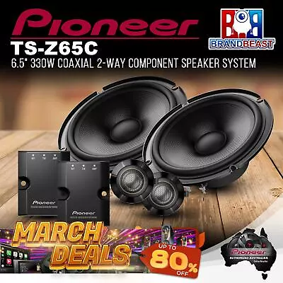 Pioneer TS-Z65C 330W 6.5” Coaxial 2-Way Component Speaker System • $461.60
