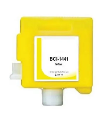 Ink For Canon W8400P W8400 Pg Komp. Zu BCI-1441Y Yellow Pigment Ink Cartridge • £153.26