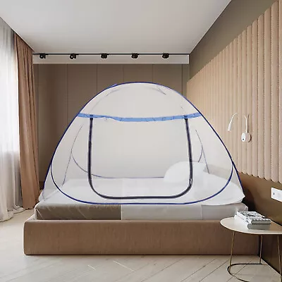 Folding Mosquito Net Zipper Single Door Netting Tent Pop-Up Mosquito Net Tent • $28.20