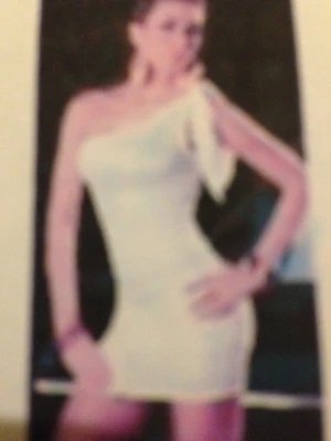 £13.50 • Buy Sexy WHITE MINI DRESS Club LAP POLE Dance Party Wear 