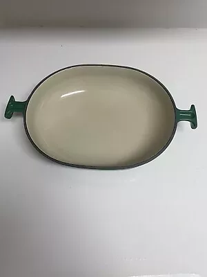 Le Creuset Enzo Mari La Mama Oval Au Gratin #29 Green • $140