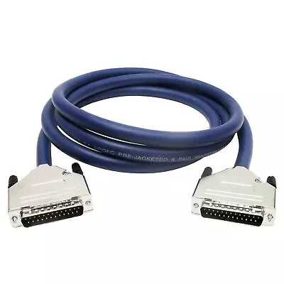 25 Pin D Sub To 25 Pin D Sub Cable. Serial Db 25 Van Damme Multicore Loom Lead • £259.28