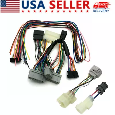 ECU OBD0 To OBD1 Jumper Conversion + Distributor Harness For Honda CIVIC CRX • $38.32