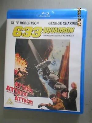 633 Squadron [PG] Blu-ray - Cliff Robertson George Chakiris • £9.99