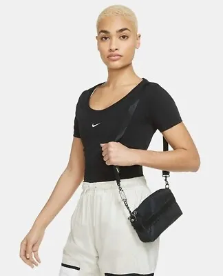 Nike Unisex Sportswear Futura Luxe Crossbody Bag Casual Black NWT CW9304-010 • $39.95