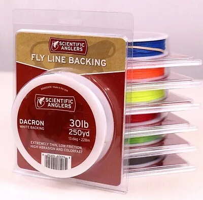Scientific Anglers Dacron Fly Line Backing 250 Yards 30 Pound ALL COLORS  • $22.95