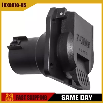 7Pin Towing Light Connector 924-308 7 Way Trailer Socket For Dodge RAM 1500 2500 • $12.34