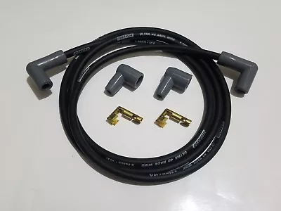 48  PREMIUM Black 8.65mm Moroso Ultra 40 Race Spark Plug Wire Kit Universal Grey • $27.99