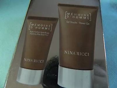 BNIB Nina Ricci Memoire D'Homme Discovery Set (After Shave & Shower Gel) • $24.99