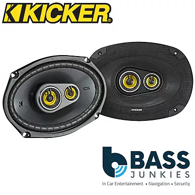 Kicker CS Series CSC6934 - 6x9  450 Watts 3-Way Coaxial Car Rear Door Speakers • £119.95